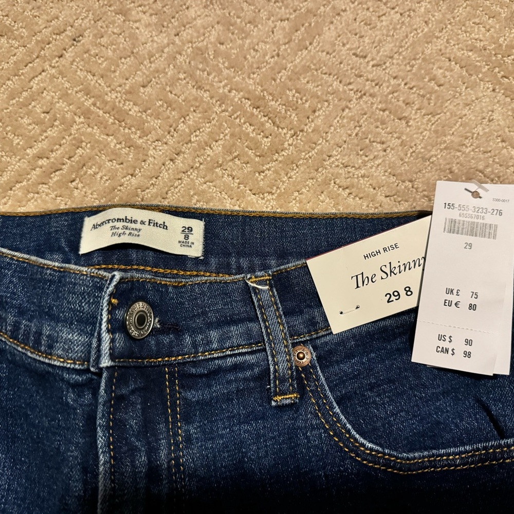Women Abercrombie High-Rise Skinny Jeans